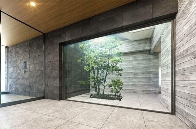 グランカーサ川口青木町公園のエントランス