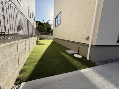 【庭】 | うるま市田場（全4棟）1号棟 | 1号棟　ゆとりあるスペース♪