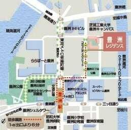 【地図】 | エスティメゾン豊洲レジデンスE棟