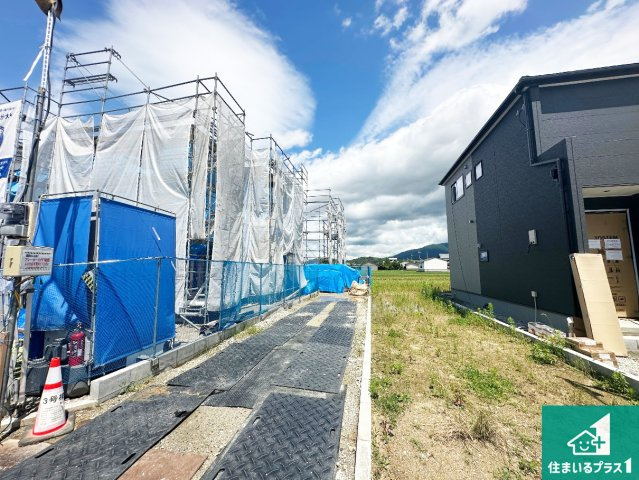 1(土)2(日)現地案内可能！　橿原市城殿町　全6邸の外観|建築中ですが現地を見ると分かる事もございますので、ぜひ一度現地をご覧ください。