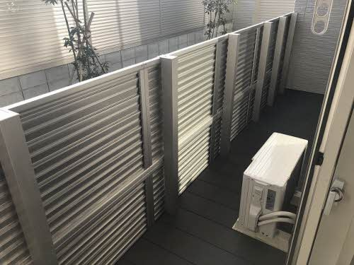 ベレオガーデンズgraceのバルコニー