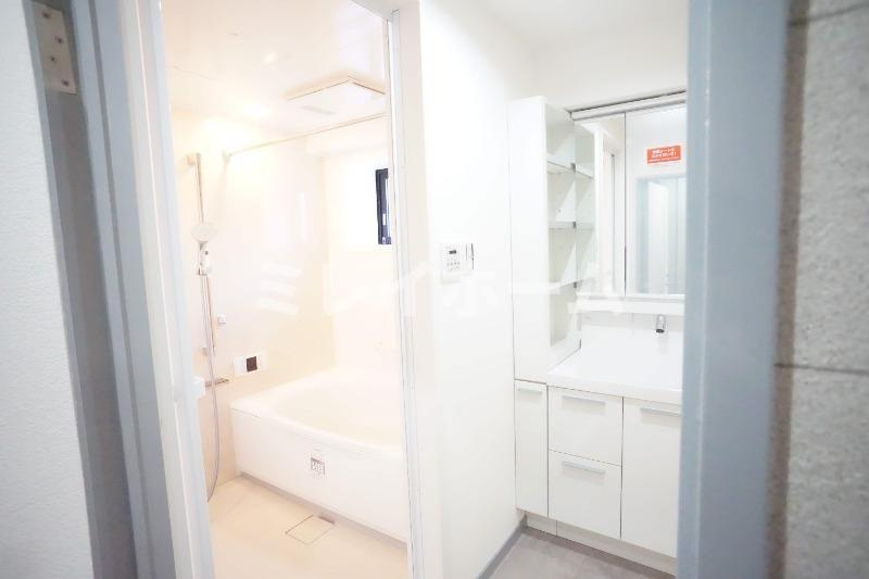 南雪谷サンハイツの独立洗面台