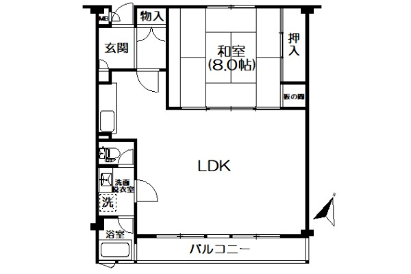 ヴィラ南熱海の間取り
