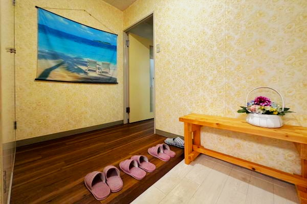 ヴィラ南熱海の玄関