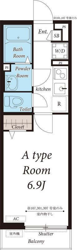 リブリ・プモリ鵠沼の間取り