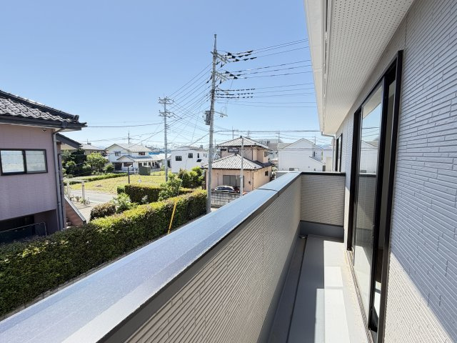 アーバンスタイル前橋市北代田町2期　2号棟のバルコニー|南面バルコニーで陽当たり良好です☆