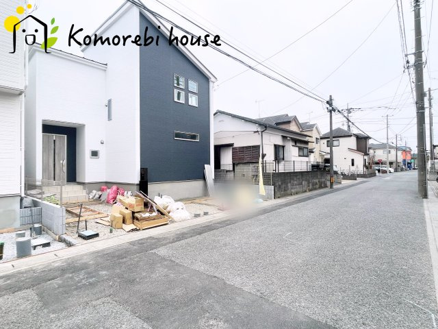 さいたま市北区吉野町　7期　新築一戸建て　グラファーレ　02の前面道路含む現地写真|前面道路含む現地写真です