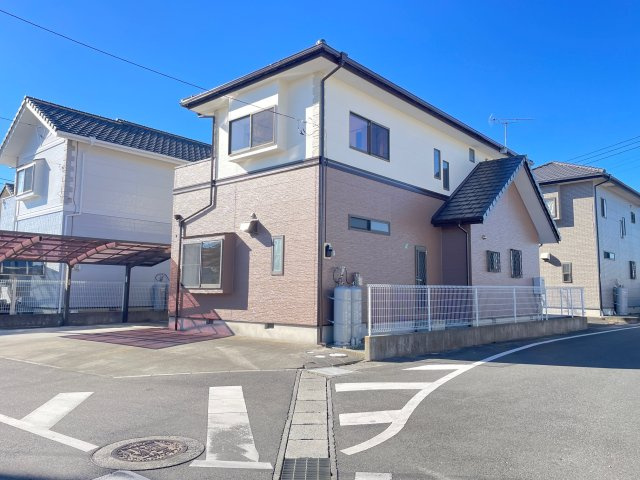 藤岡市中栗須　中古1750の前面道路含む現地写真