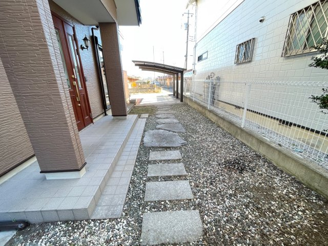 藤岡市中栗須　中古1750の庭