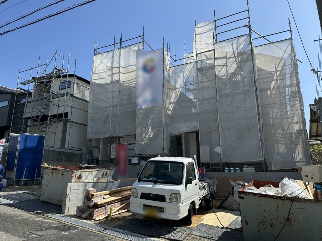 神戸市垂水区本多聞6丁目新築戸建A号棟の前面道路含む現地写真|2026年2月24日撮影