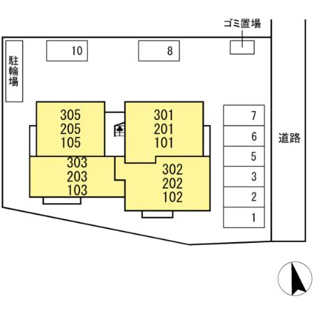 アクシスの区画図