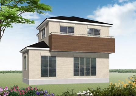 泉区中田北2丁目 新築戸建 5388.25万円の外観パース