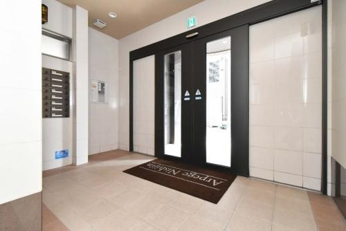 福岡市早良区西新５丁目の賃貸マンションのエントランス|エントランス写真