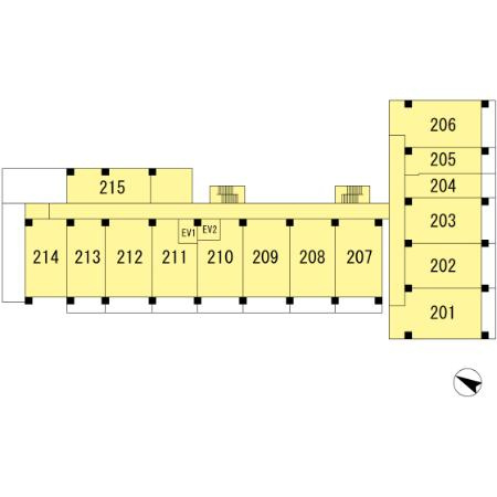 リーラ横浜川和町の区画図