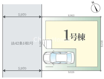 【区画図】 | 江戸川区南小岩1丁目新築分譲住宅 | 区画図