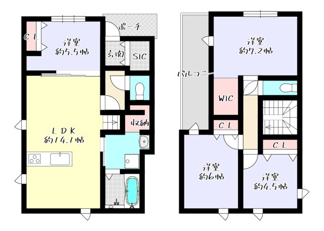 【間取り】の画像