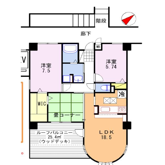 リベール姫路岡町の間取り