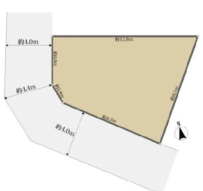 泉区中田北3丁目 中古戸建 2780万円の区画図