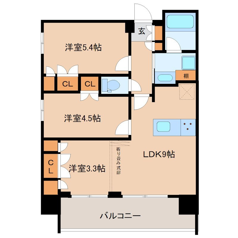 レヴァンテ根岸の間取り