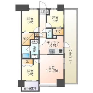 【間取り】 | コンフォート那覇松川