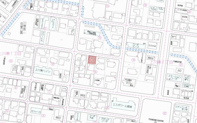 【土地図】 | 都城市上川東一丁目　440万円