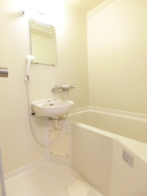 【浴室】 | エーデルハイムC | ※参考写真※清潔感のある浴室です♪ゆったりお風呂に浸かって一日の疲れもリフレッシュできますね☆