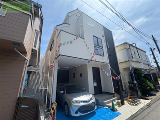 【外観】 | 食洗機　床暖房　電動シャッター付き　船橋市海神　1棟現場 | 販売現地
スタイリッシュな外観です♪