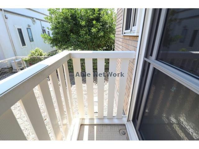 パークヒルBのバルコニー|南向きで日当りのいいバルコニーです！