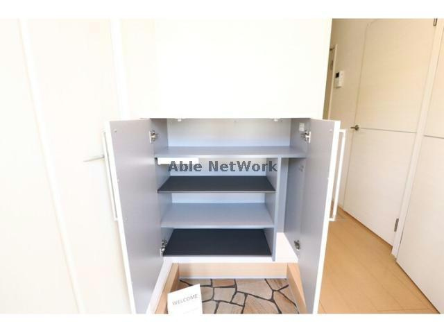 パークヒルBの玄関|シューズボックス