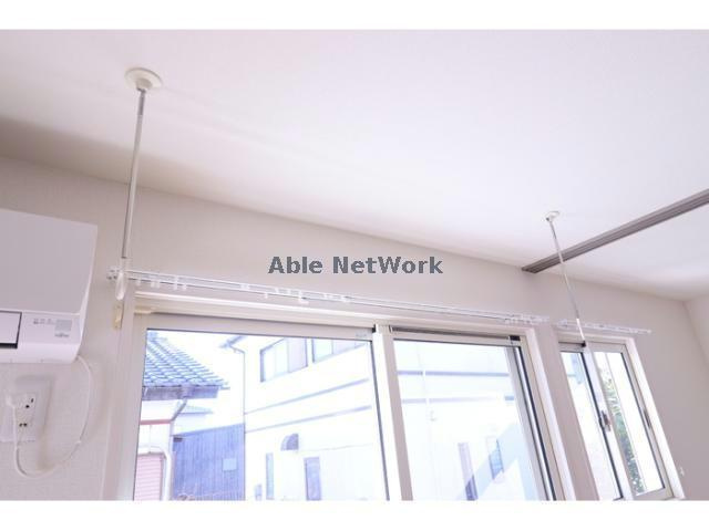 パークヒルBの設備|雨の日に嬉しい室内物干しです！