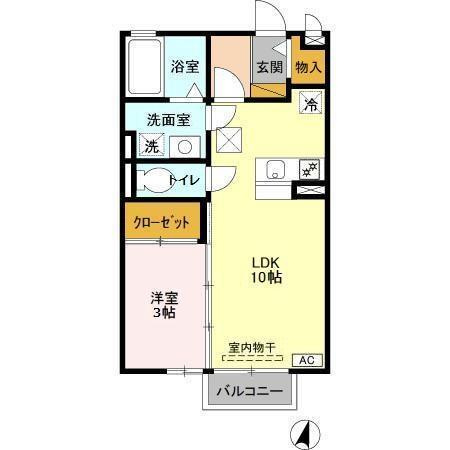 パークヒルBの間取り