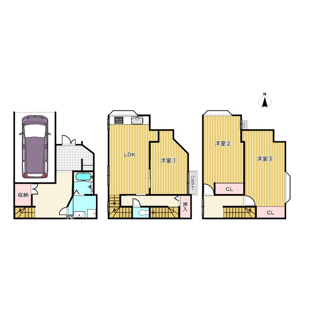 長岡京市西の京