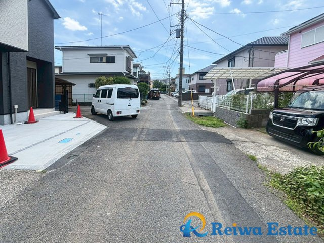 新築戸建　高座郡寒川町一之宮9丁目の前面道路含む現地写真