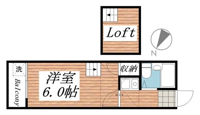 ゼフィランサス五香の間取り