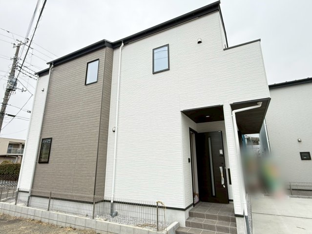 川越市山田1期　新築一戸建て　1号棟の外観|落ち着いた雰囲気の外観です