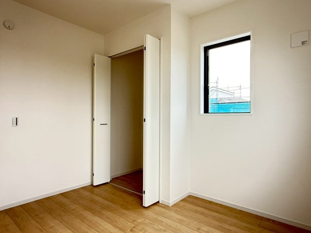 川越市山田1期　新築一戸建て　1号棟の寝室|使い勝手のいい寝室です