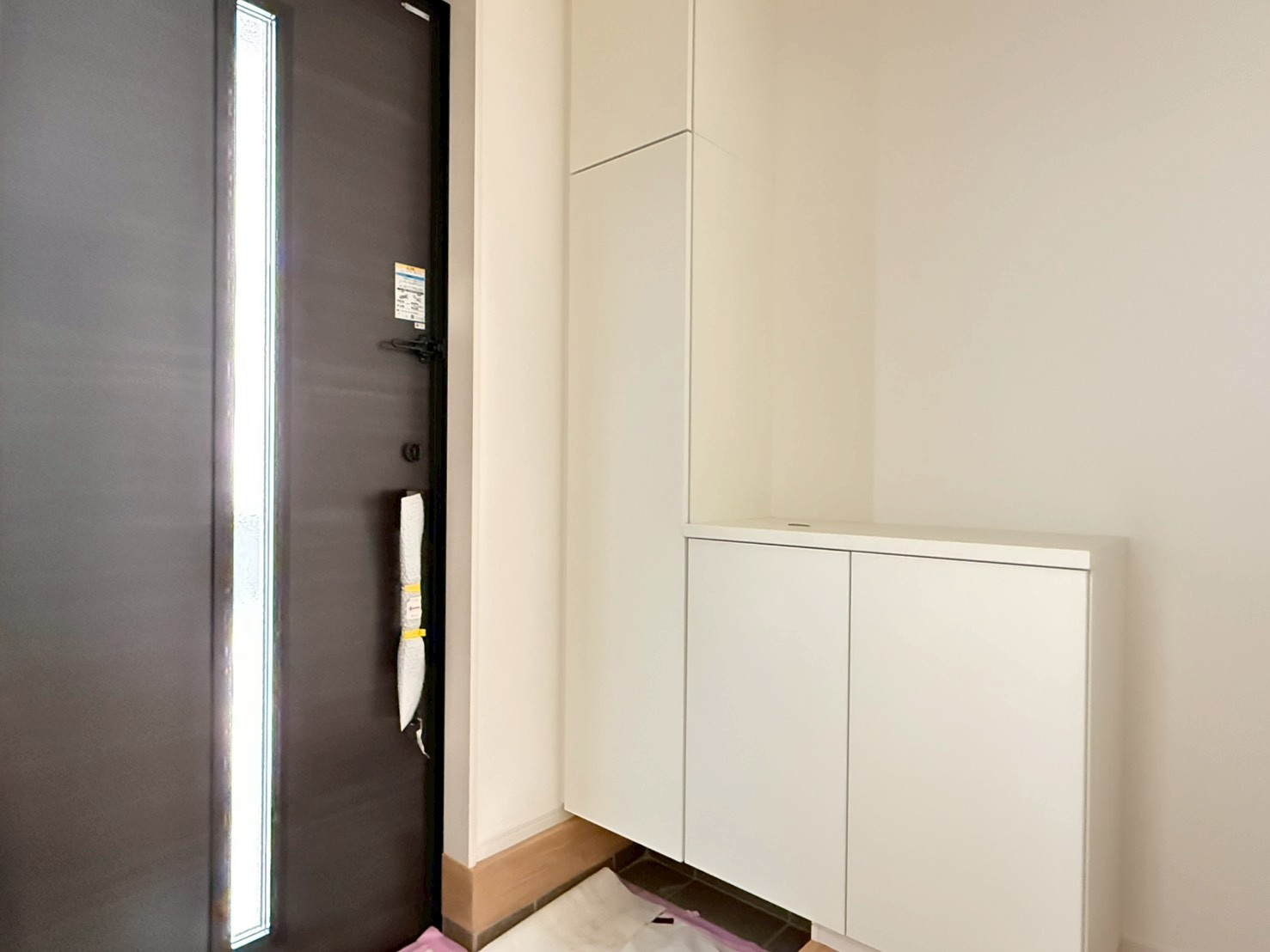 川越市山田1期　新築一戸建て　1号棟の玄関|ゆったりとした玄関です