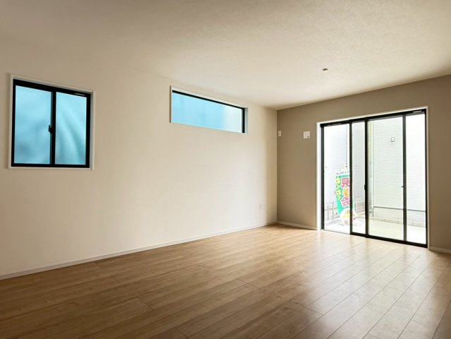 川越市山田1期　新築一戸建て　1号棟の居間・リビング|こちらのリビングで趣味の時間をお楽しみください