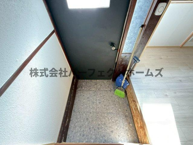 香里南之町戸建　賃貸の玄関|シンプルで使いやすい玄関です