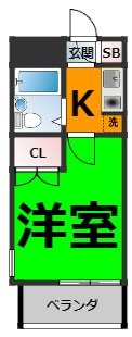 仲介手数料0円！Ｅ－ＳＴＯＲＹ黒川の間取り
