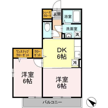 グレイスコートⅡの間取り