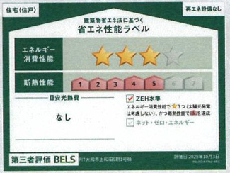 【省エネ性能ラベル】 | 大和市上和田  1号棟 5期