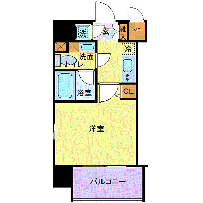 レジディア大森の間取り