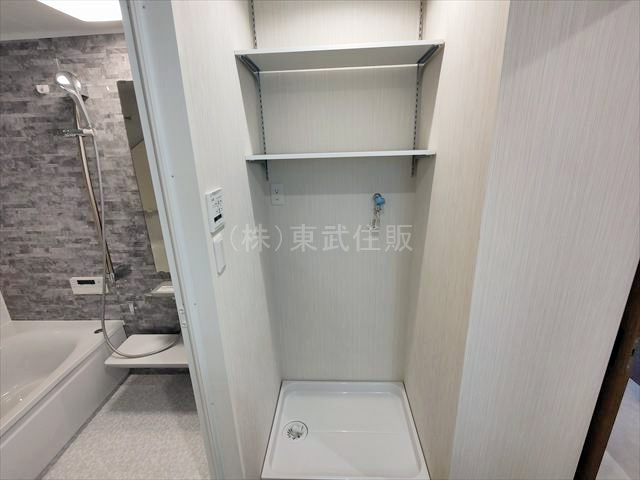 【ランドリースペース】 | 川越フラワーホーム | 洗濯機置き場