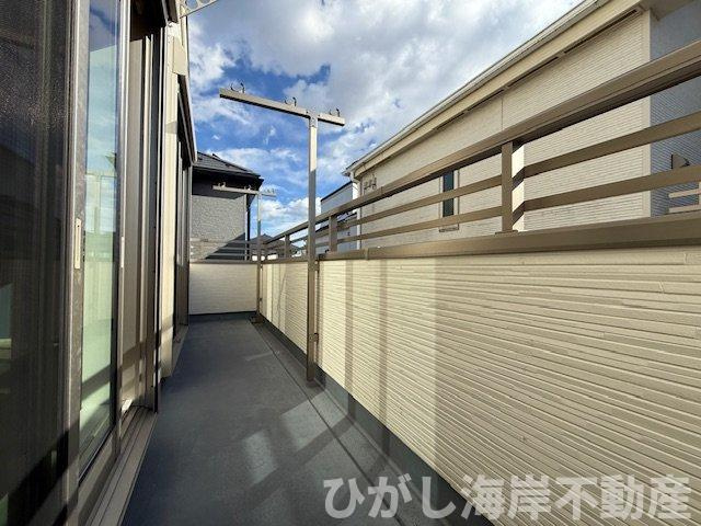 茅ヶ崎市室田1丁目　中古戸建のバルコニー|南側バルコニー