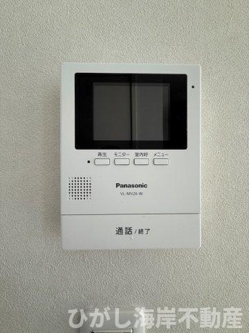 茅ヶ崎市室田1丁目　中古戸建のセキュリティ|TVモニター付きインターフォン
