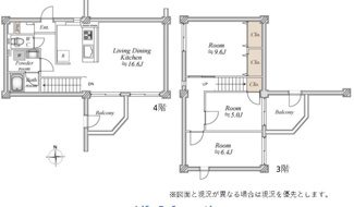 【間取り】 | 検見川パークマンションB棟