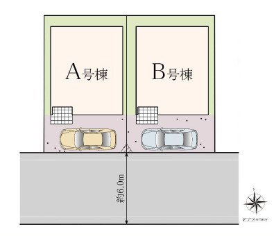 練馬区南大泉1丁目　明るく快適　南道路の限定2棟の間取り|明るく暖か♪南道路の限定2棟♪ZEH水準省エネ邸宅の誕生です♪