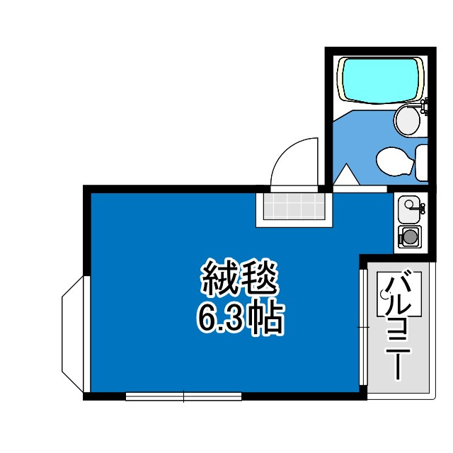 エステート松葉　喜志ビルの間取り