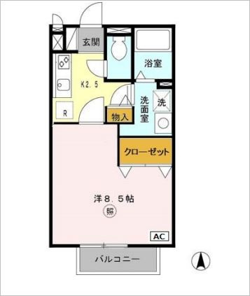 フローラ山の下の間取り